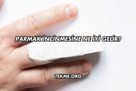 Parmak İncinmesine Ne İyi Gelir?