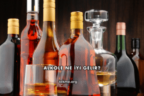 Alkole Ne İyi Gelir?