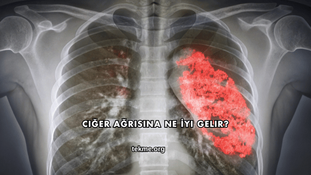 Ciğer Ağrısına Ne İyi Gelir?