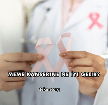 Meme Kanserine Ne İyi Gelir?