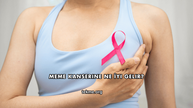 Meme Kanserine Ne İyi Gelir?