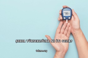 Şeker Yüksekliğine Ne İyi Gelir?