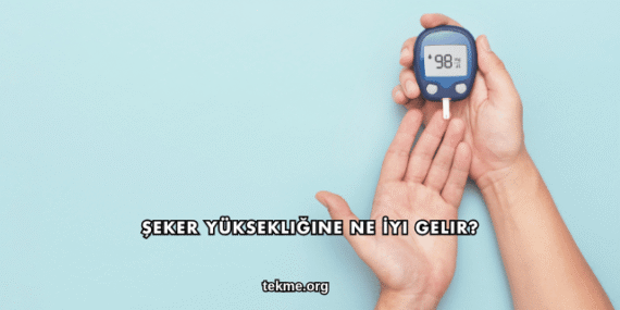 Şeker Yüksekliğine Ne İyi Gelir?