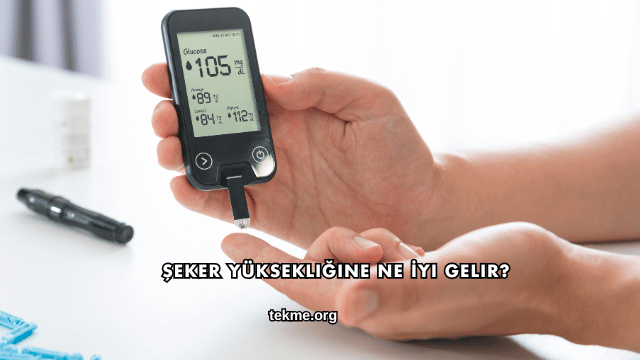 Şeker Yüksekliğine Ne İyi Gelir?