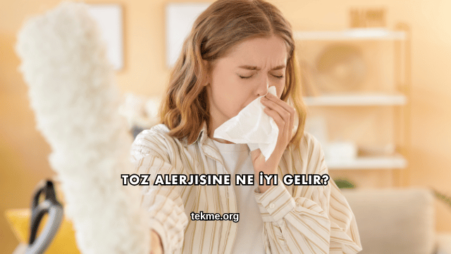 Toz Alerjisine Ne İyi Gelir?