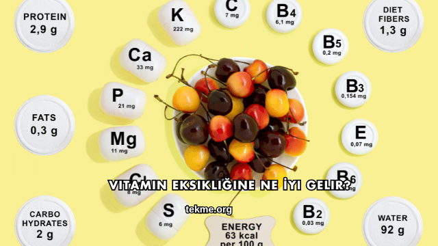 Vitamin Eksikliğine Ne İyi Gelir?