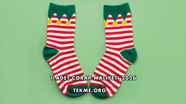 1 Adet Çorap Maliyeti 2026
