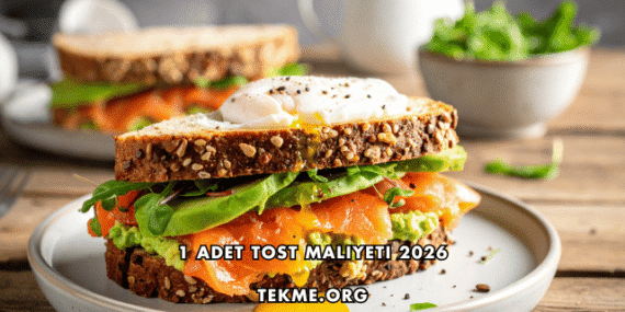 1 Adet Tost Maliyeti 2026