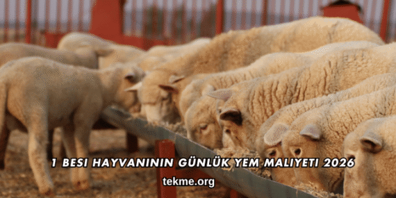 1 Besi Hayvanının Günlük Yem Maliyeti 2026