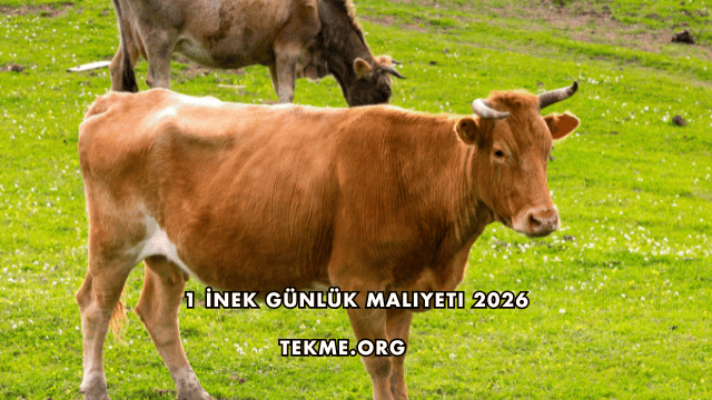 1 İnek Günlük Maliyeti 2026