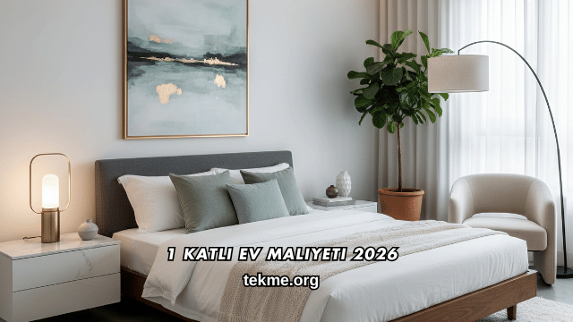 1 Katlı Ev Maliyeti 2026