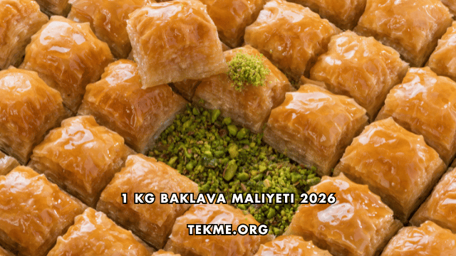1 Kg Baklava Maliyeti 2026