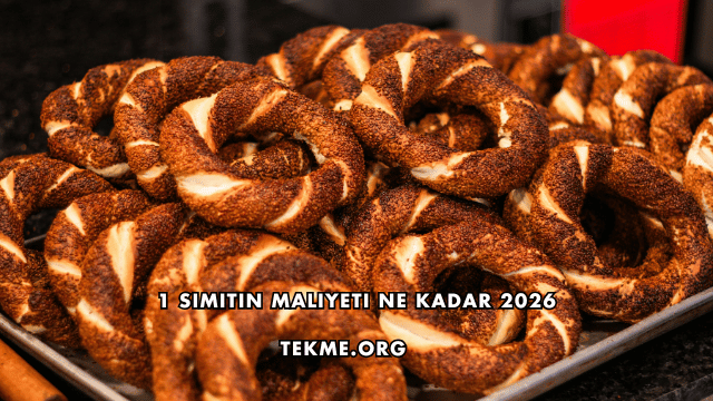 1 Simitin Maliyeti Ne Kadar 2026
