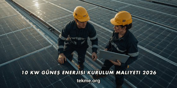 10 Kw Güneş Enerjisi Kurulum Maliyeti 2026