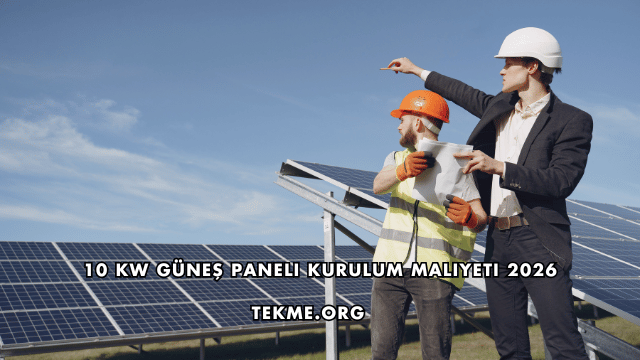 10 Kw Güneş Paneli Kurulum Maliyeti 2026