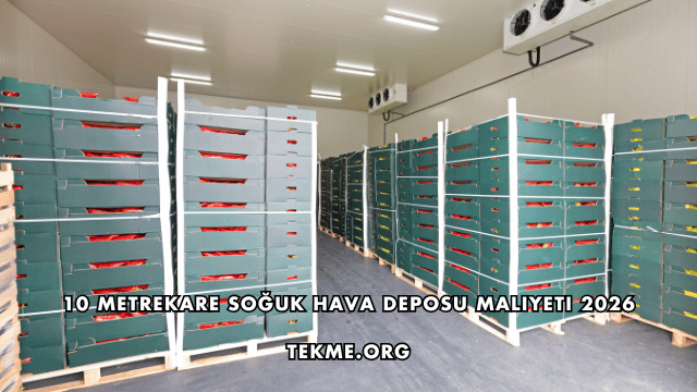10 Metrekare Soğuk Hava Deposu Maliyeti 2026