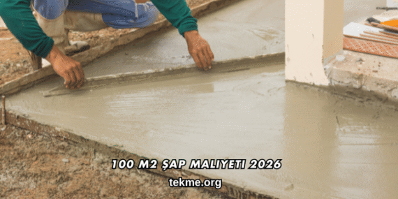 100 M2 Şap Maliyeti 2026