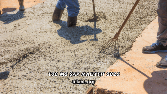 100 M2 Şap Maliyeti 2026