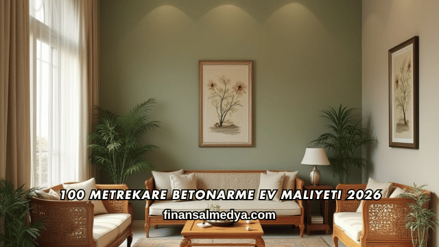 100 Metrekare Betonarme Ev Maliyeti 2026