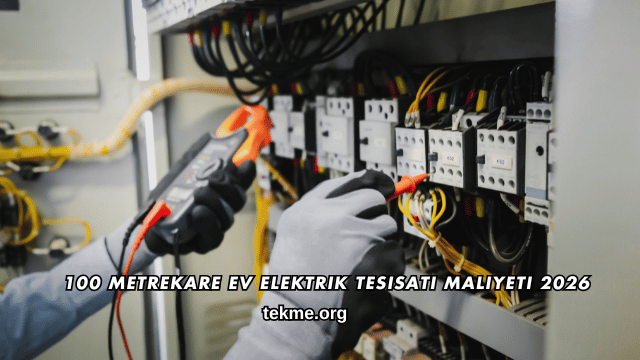 100 Metrekare Ev Elektrik Tesisatı Maliyeti 2026