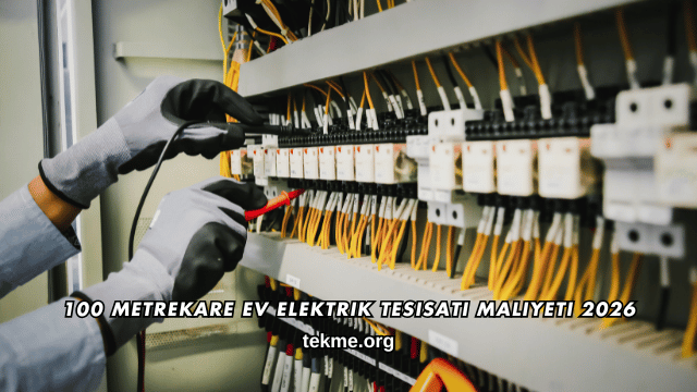 100 Metrekare Ev Elektrik Tesisatı Maliyeti 2026