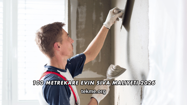100 Metrekare Evin Sıva Maliyeti 2026