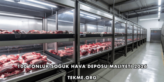100 Tonluk Soğuk Hava Deposu Maliyeti 2026