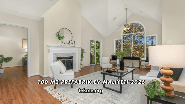100 m2 Prefabrik Ev Maliyeti 2026