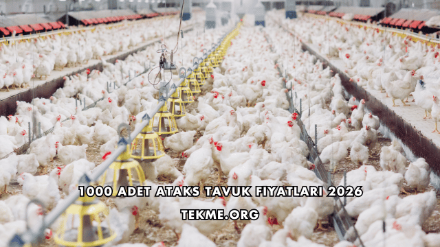1000 Adet Ataks Tavuk Fiyatları 2026