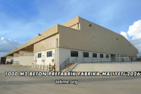 1000 M2 Beton Prefabrik Fabrika Maliyeti 2026