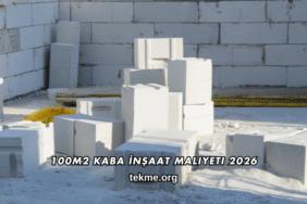 100m2 Kaba İnşaat Maliyeti 2026
