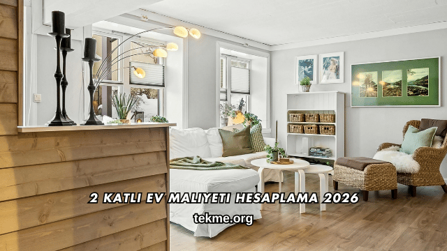 2 Katlı Ev Maliyeti Hesaplama 2026