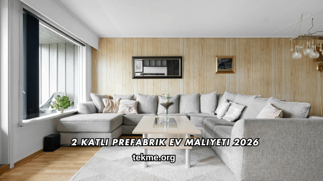 2 Katlı Prefabrik Ev Maliyeti 2026
