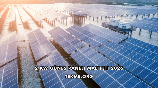 2 kW Güneş Paneli Maliyeti 2026