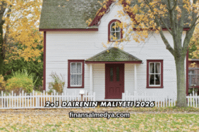 2+1 Dairenin Maliyeti 2026