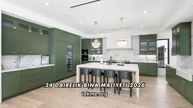 24 Dairelik Bina Maliyeti 2026