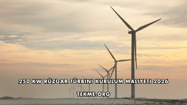 250 Kw Rüzgar Türbini Kurulum Maliyeti 2026