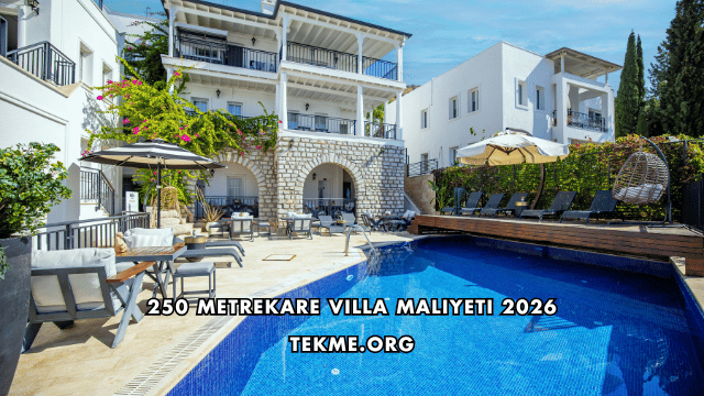 250 Metrekare Villa Maliyeti 2026
