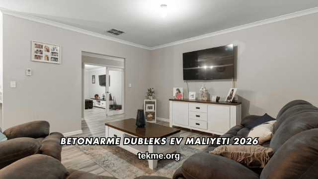 Betonarme Dubleks Ev Maliyeti 2026
