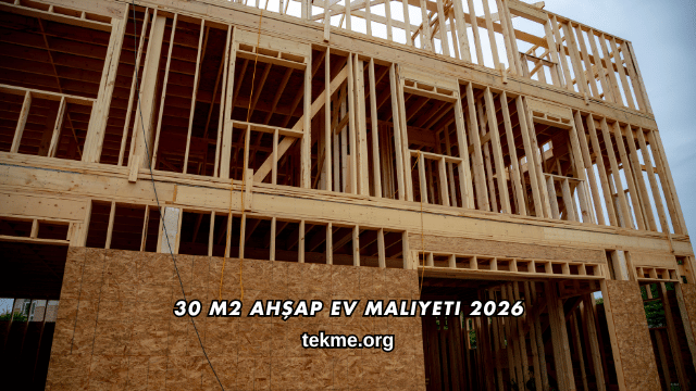 30 m2 Ahşap Ev Maliyeti 2026