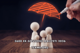3600 Ek Gösterge Maliyeti 2026