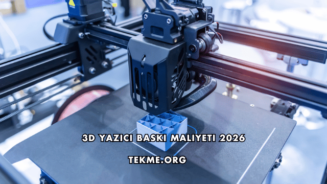 3D Yazıcı Baskı Maliyeti 2026