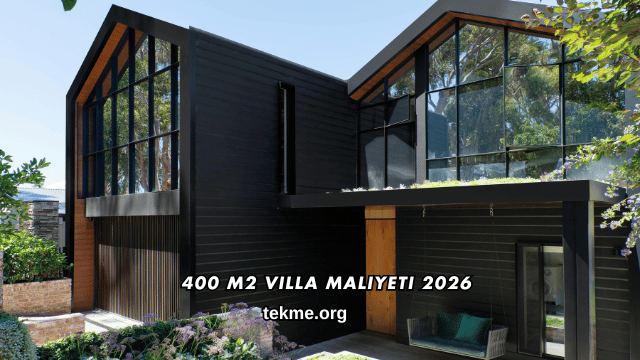 400 m2 Villa Maliyeti 2026