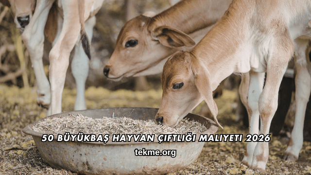 50 Büyükbaş Hayvan Çiftliği Maliyeti 2026