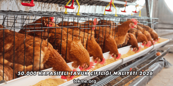 50.000 Kapasiteli Tavuk Çiftliği Maliyeti 2026