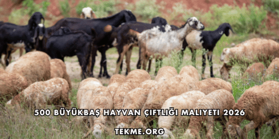 500 Büyükbaş Hayvan Çiftliği Maliyeti 2026