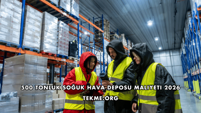 500 Tonluk Soğuk Hava Deposu Maliyeti 2026