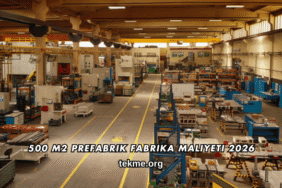 500 m2 Prefabrik Fabrika Maliyeti 2026