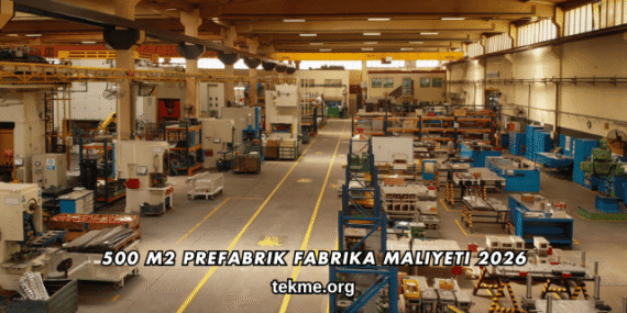 500 m2 Prefabrik Fabrika Maliyeti 2026