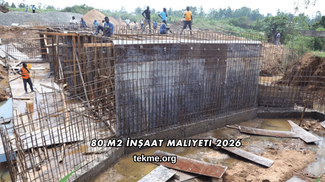 80 m2 İnşaat Maliyeti 2026